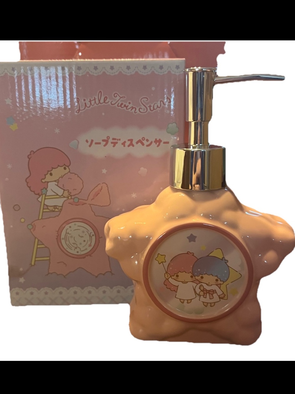 Sanrio Little Twin Stars Cloud Maker Ceramic Soap Dispenser by Sun Art